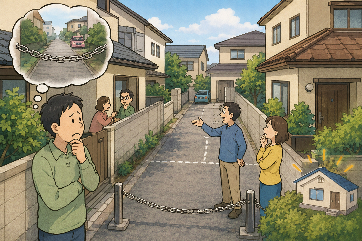 「私道」の相続財産としての価値・評価額は？