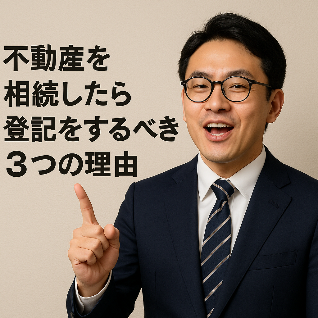 不動産を相続したら登記をするべき3つの理由